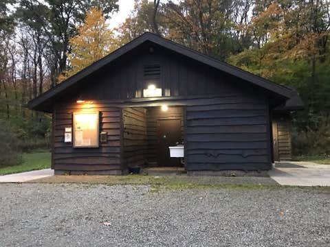 Paul B.'s photo of a cabin at Kooser State Park Campground near Brownfield, PA