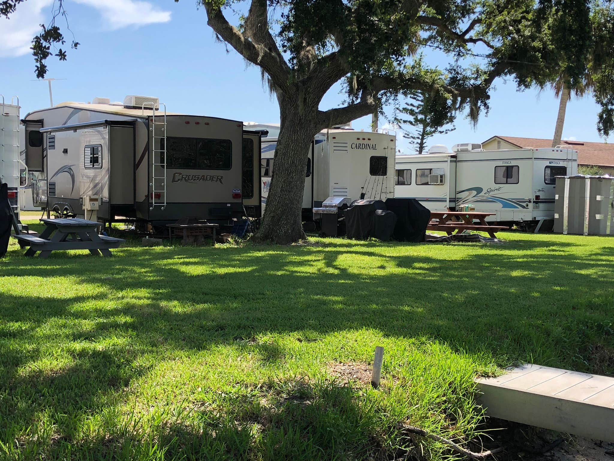 Back canal view RV sites