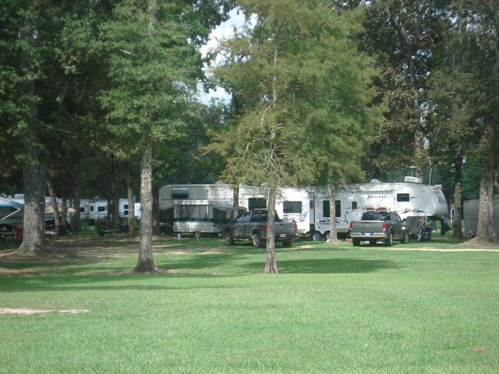 Camping near Sonnier Parkside Village: Quiet Oaks RV Park, Bell City, Louisiana