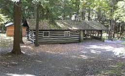 J K.'s photo of a cabin at Parker Dam State Park Campground near Austin, PA