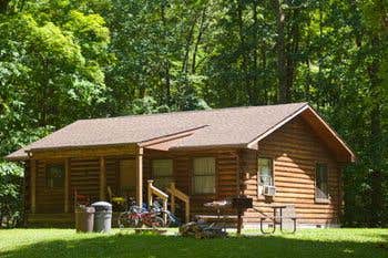 J K.'s photo of a cabin at Pymatuning State Park Campground near Painesville, OH