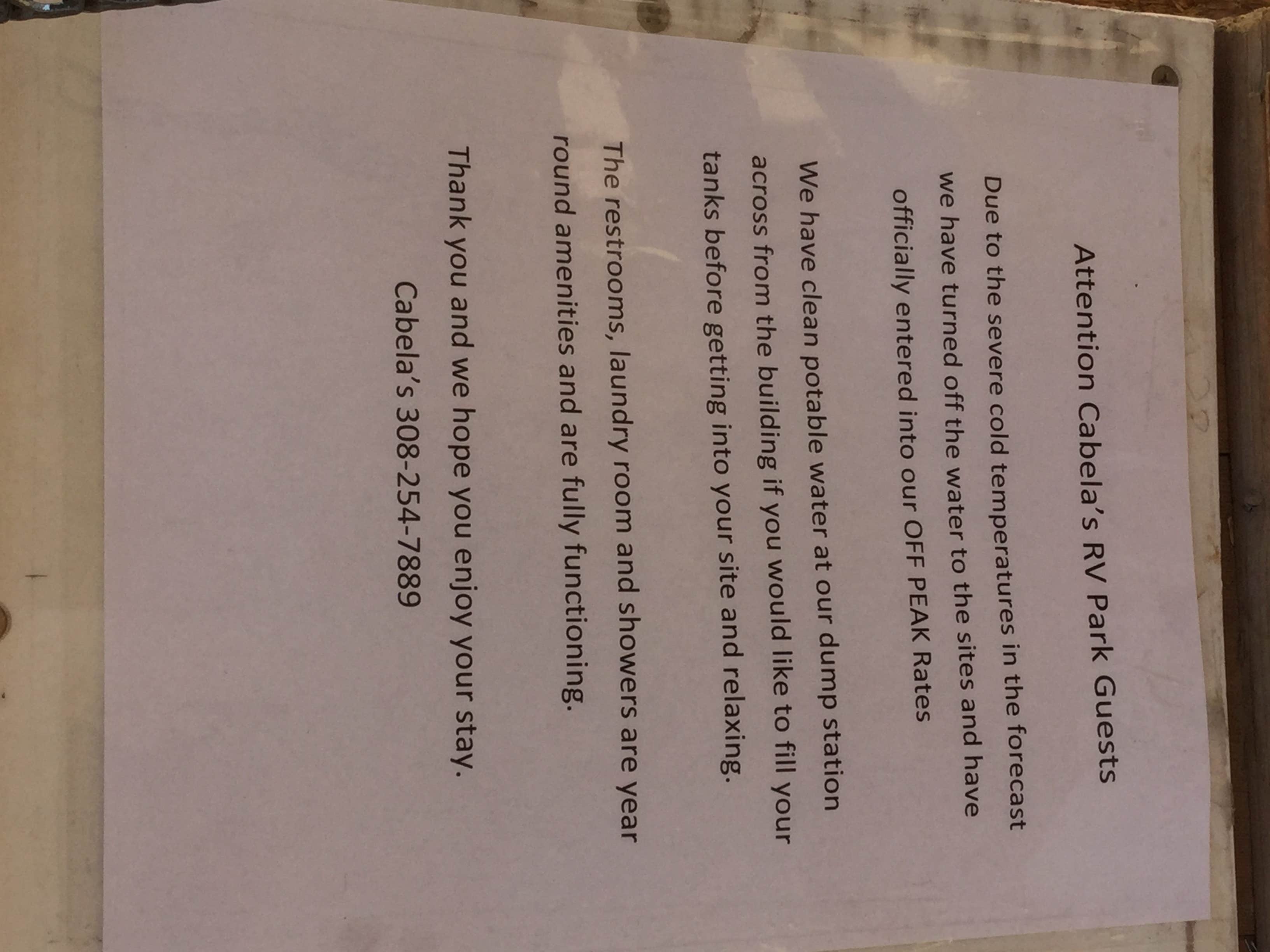 Camper-submitted photo at Cabela's RV Park & Campground near Sterling, CO