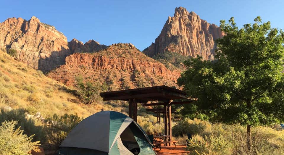 Tent Camping in Zion National Park