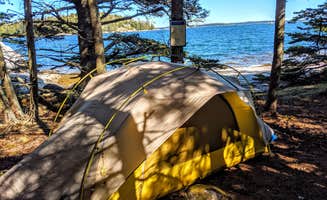 Shari  G.'s photo of a dispersed camping area at Buckle Island in Maine