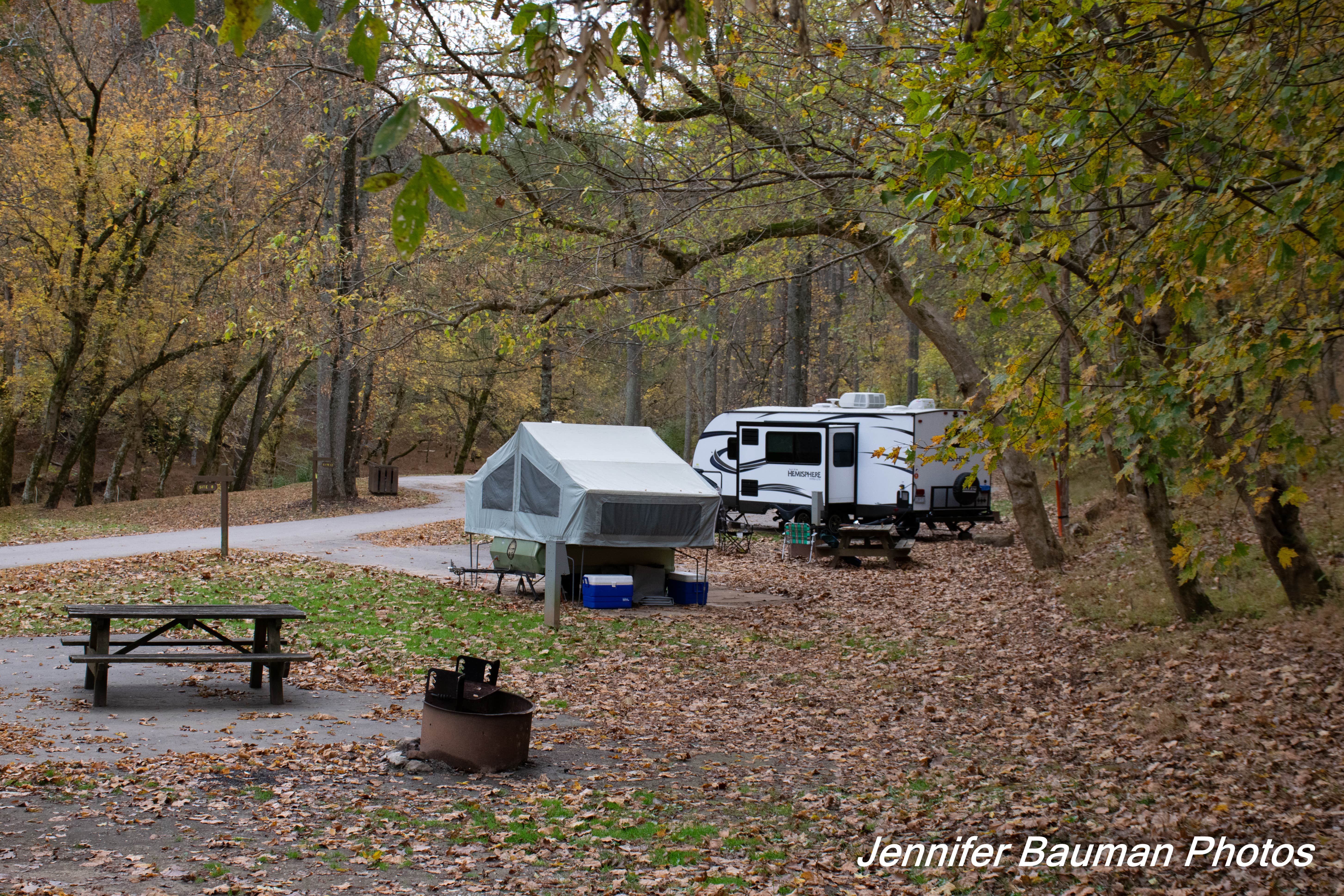 Jennifer B.'s photo of rv camping at River Run Campground — North Bend State Park near Marietta, OH