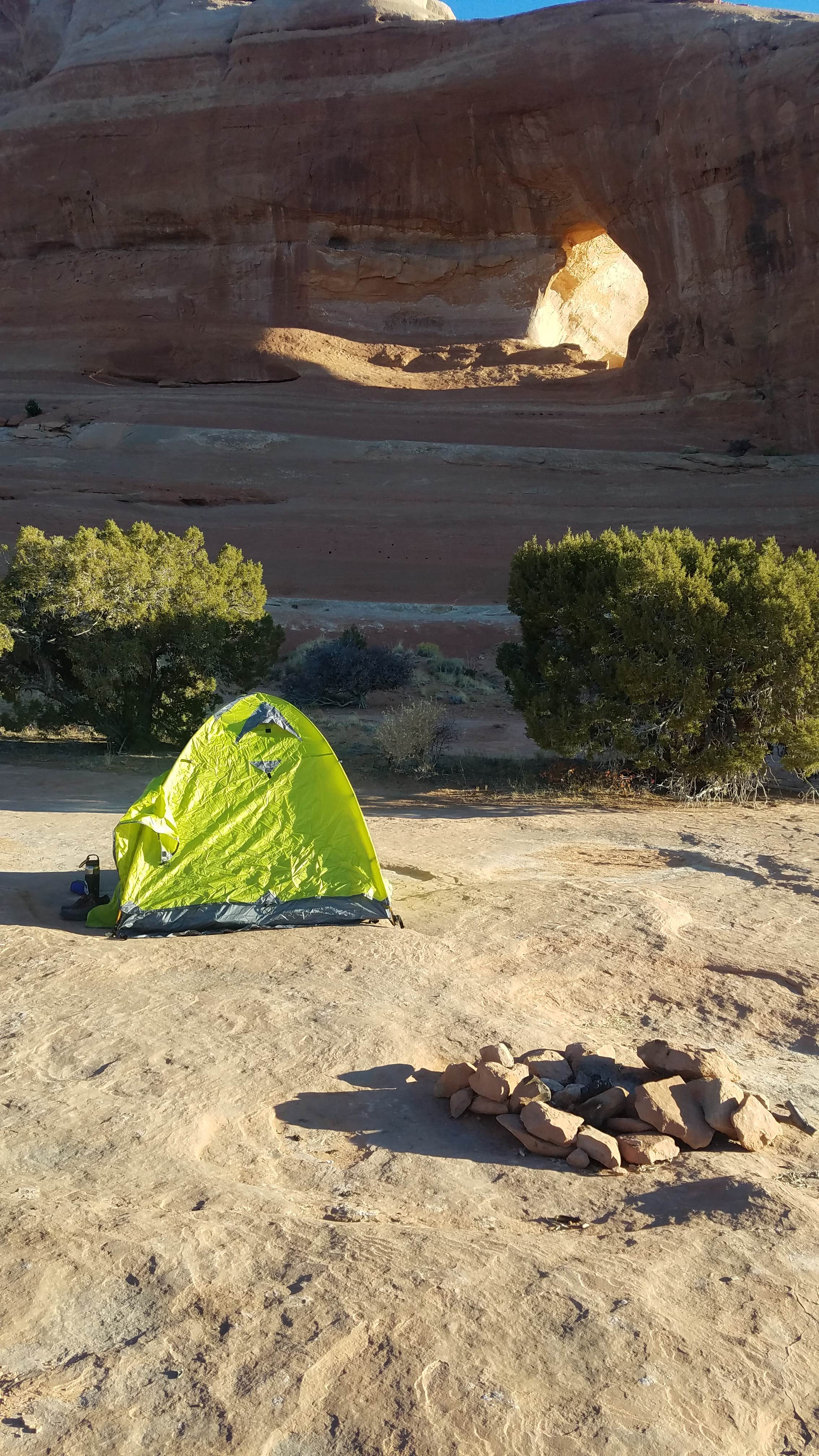 Alan B.'s photo of a dispersed camping area at Looking Glass Road (Dispersed) near La Sal, UT