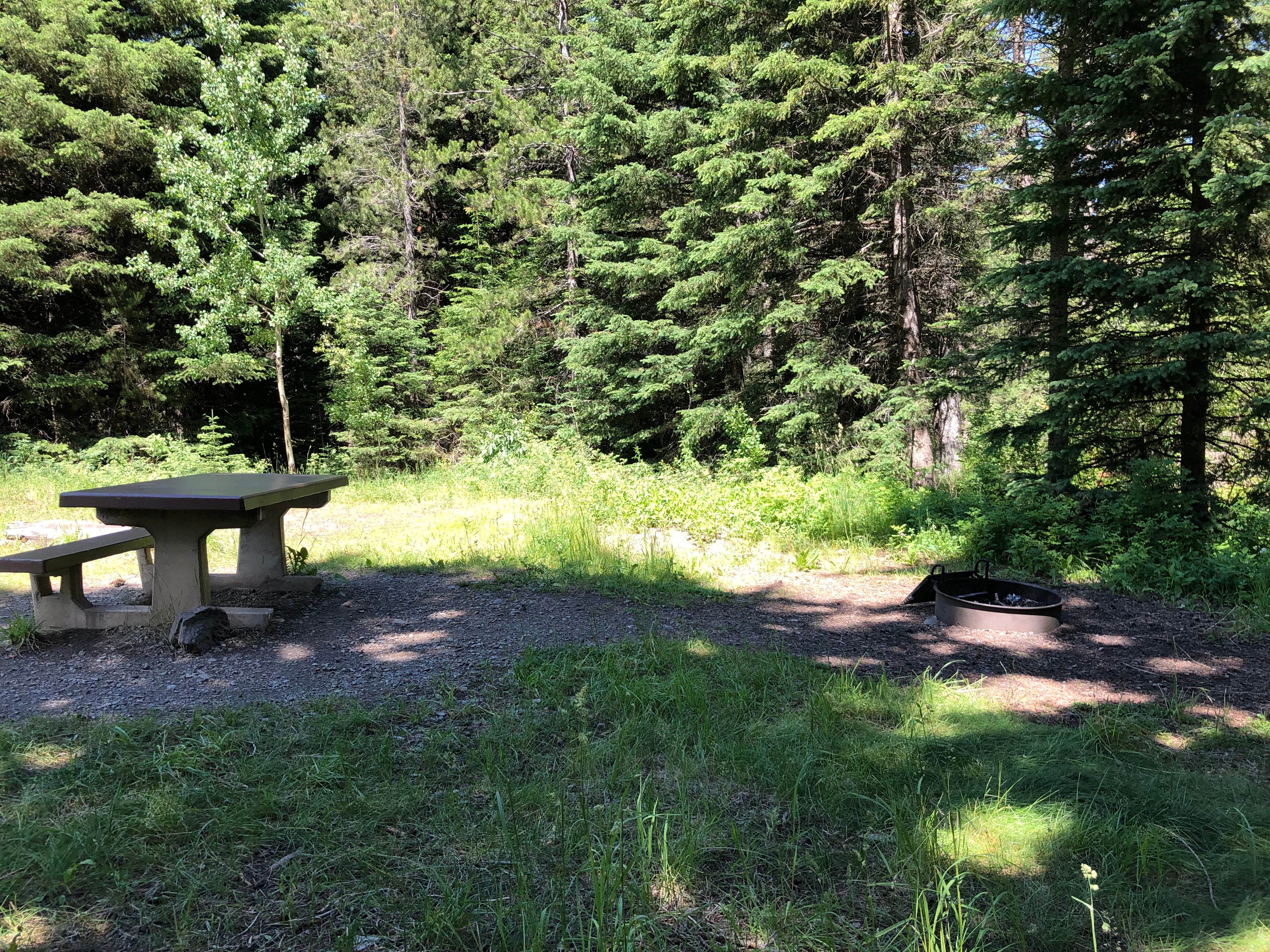 Camper-submitted photo at Falls Creek near Livingston, MT