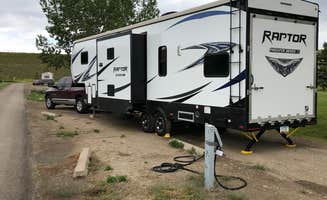 Evan S.'s photo of rv camping at Lake Shel-oole Campground near Cut Bank, MT
