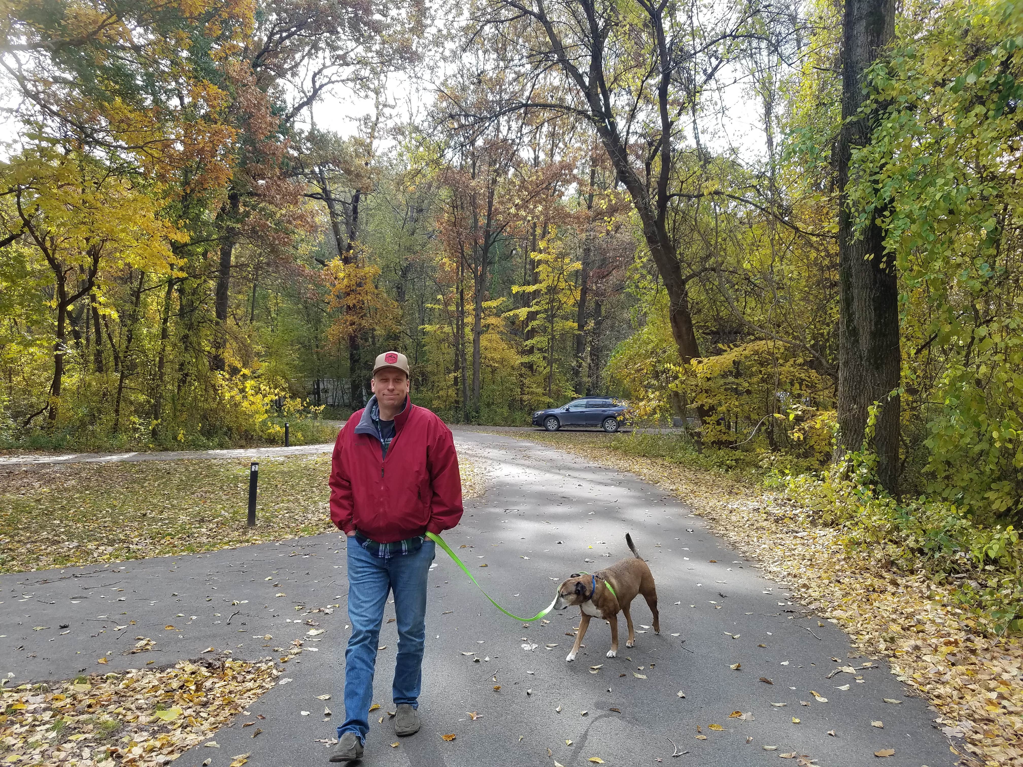 Jennifer H.'s photo of camping with pets at McGinnis Lake Campground — Holly Recreation Area near Bloomfield Hills, MI