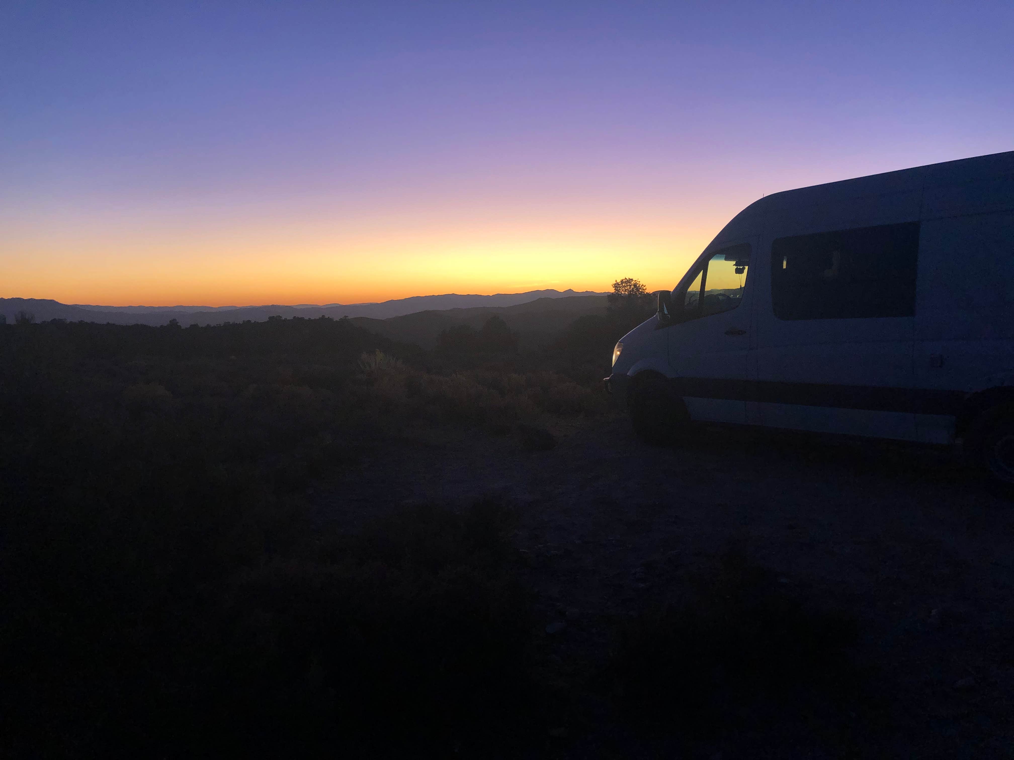 Odyssey A.'s photo of a dispersed camping area at Lovell Canyon Dispersed Camping (Spring Mountain) near Jean, NV