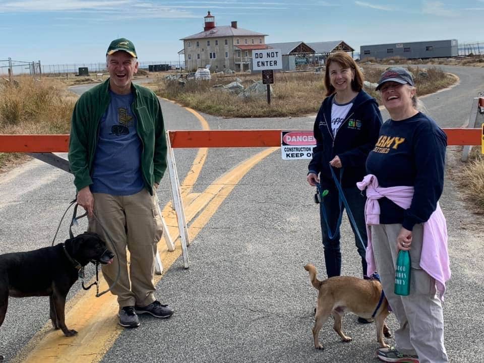 Laure D.'s photo of camping with pets at Point Lookout State Park near Port Republic, MD
