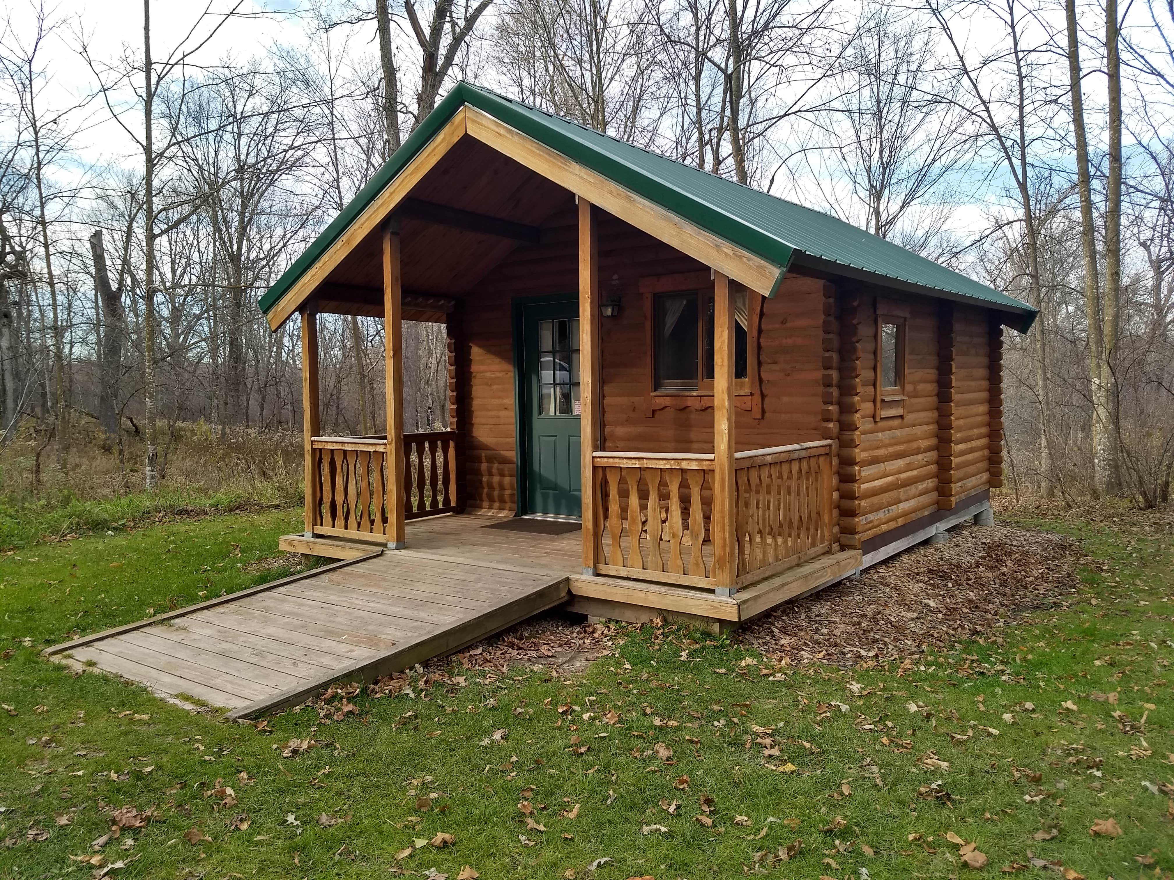 Shelly E.'s photo of a cabin at Nugget Lake County Park near Marine on St. Croix, MN