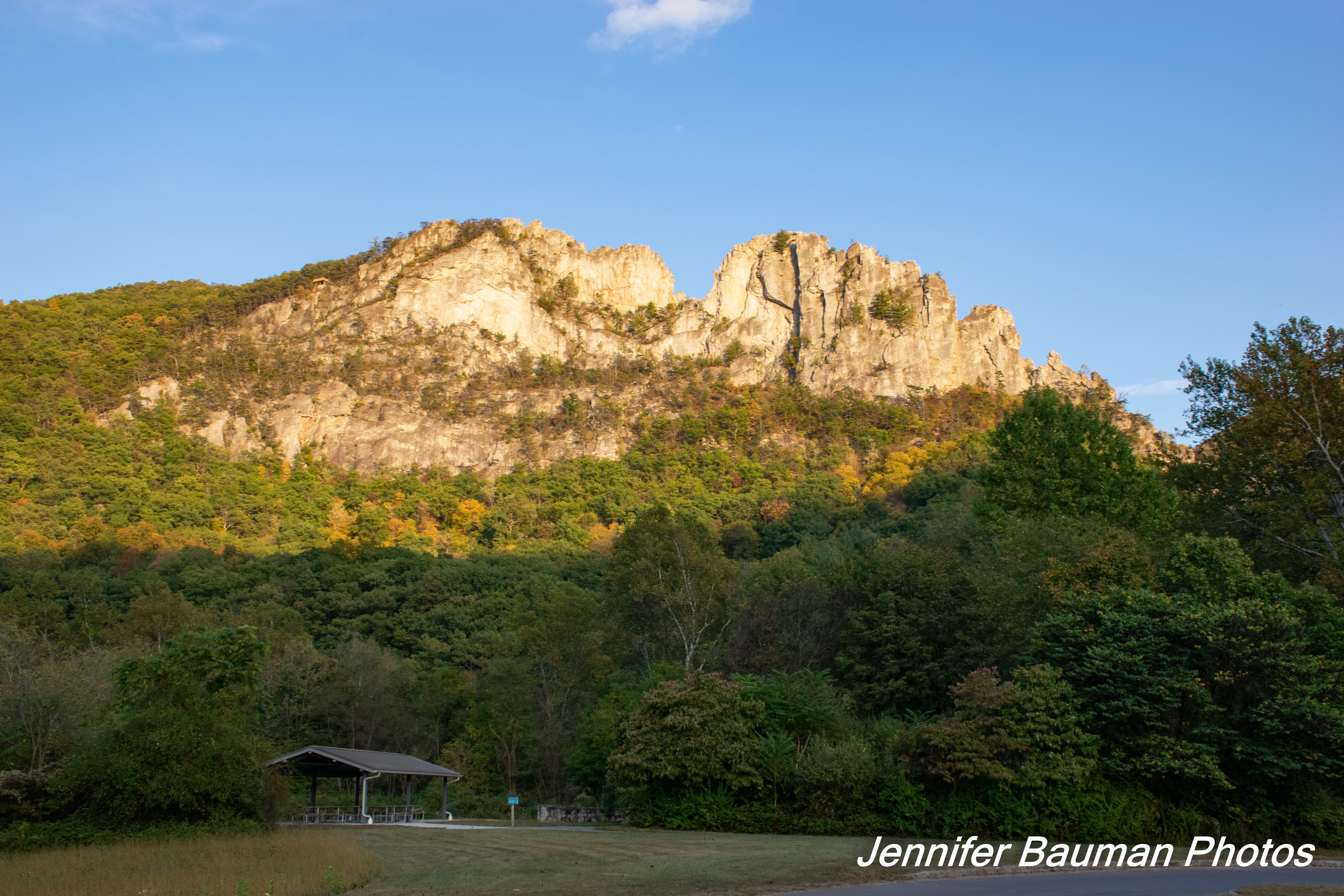 Seneca Rocks less than an hour away and well worth a visit.