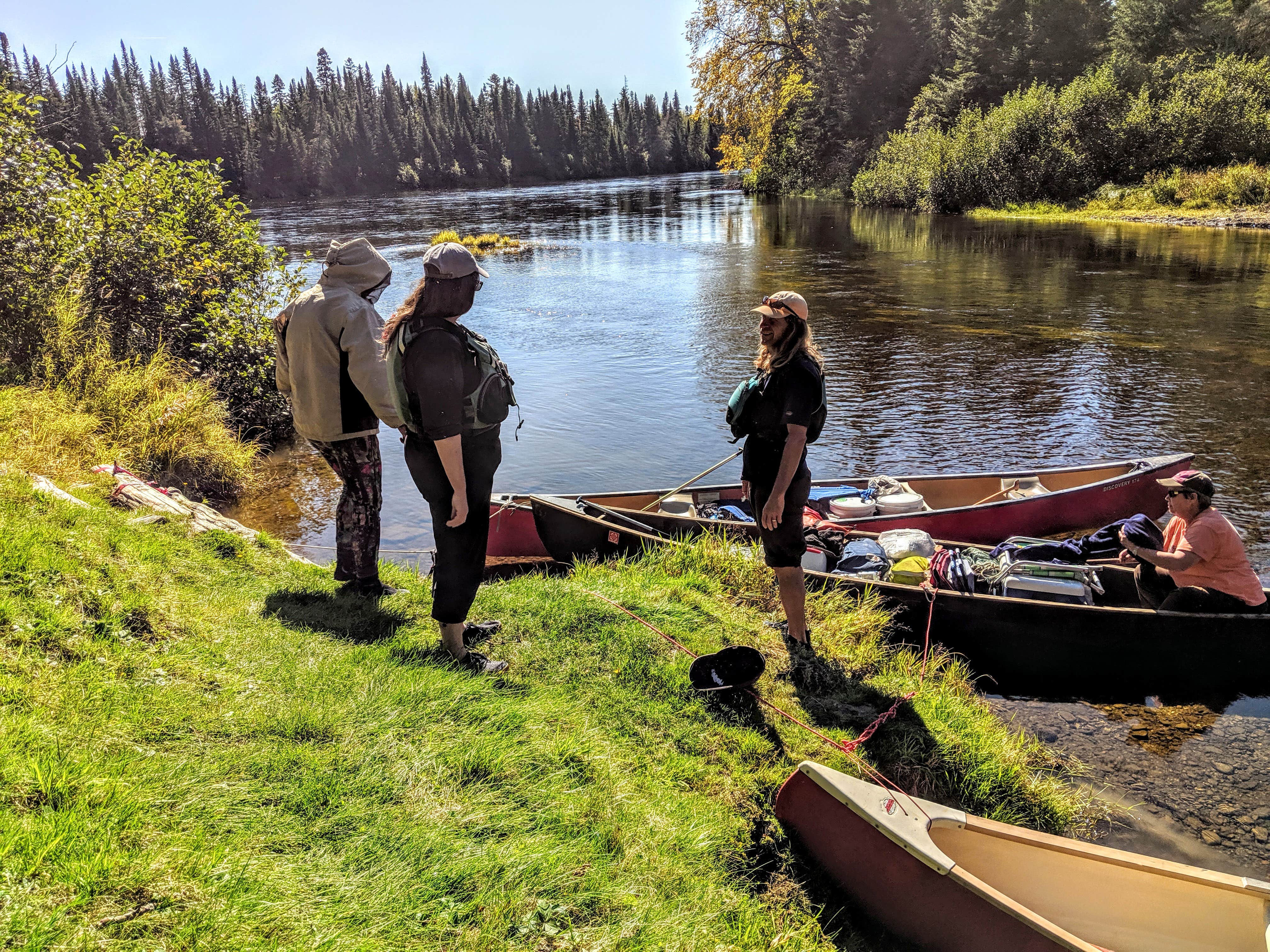 A lunch stop along the river.