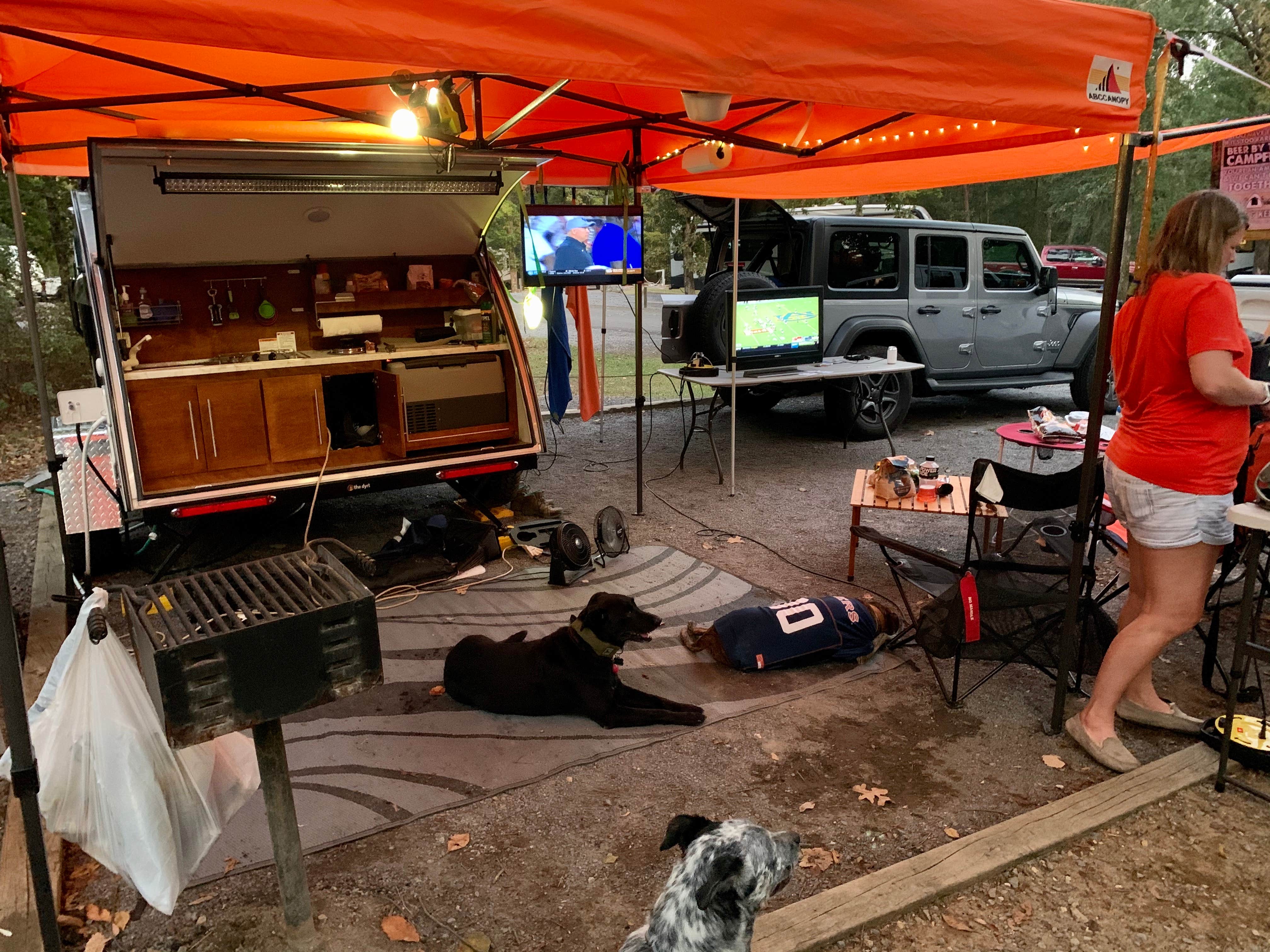 Steve V.'s photo of camping with pets at DeSoto State Park Campground near Pisgah, AL
