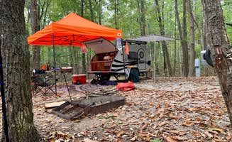 Steve V.'s photo of tent camping at Monte Sano State Park Campground near Orrville, AL