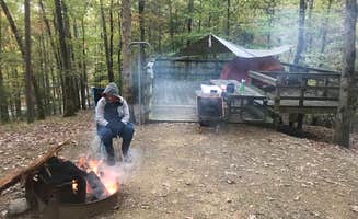 Dave V.'s photo of tent camping at Royal Oak Campground — Hungry Mother State Park near Bluefield, VA