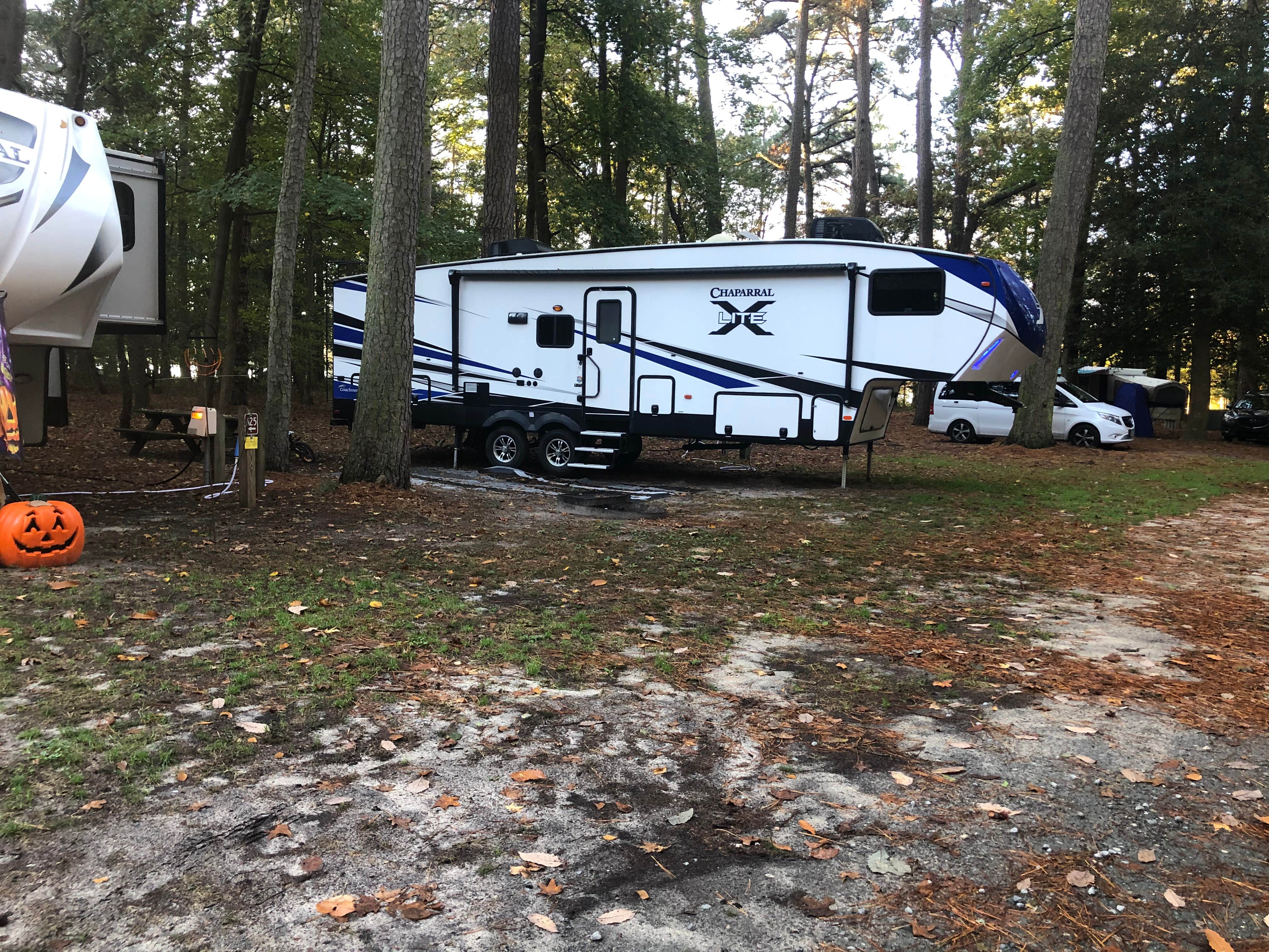 Lee D.'s photo of rv camping at Trap Pond State Park Campground near Trappe, MD