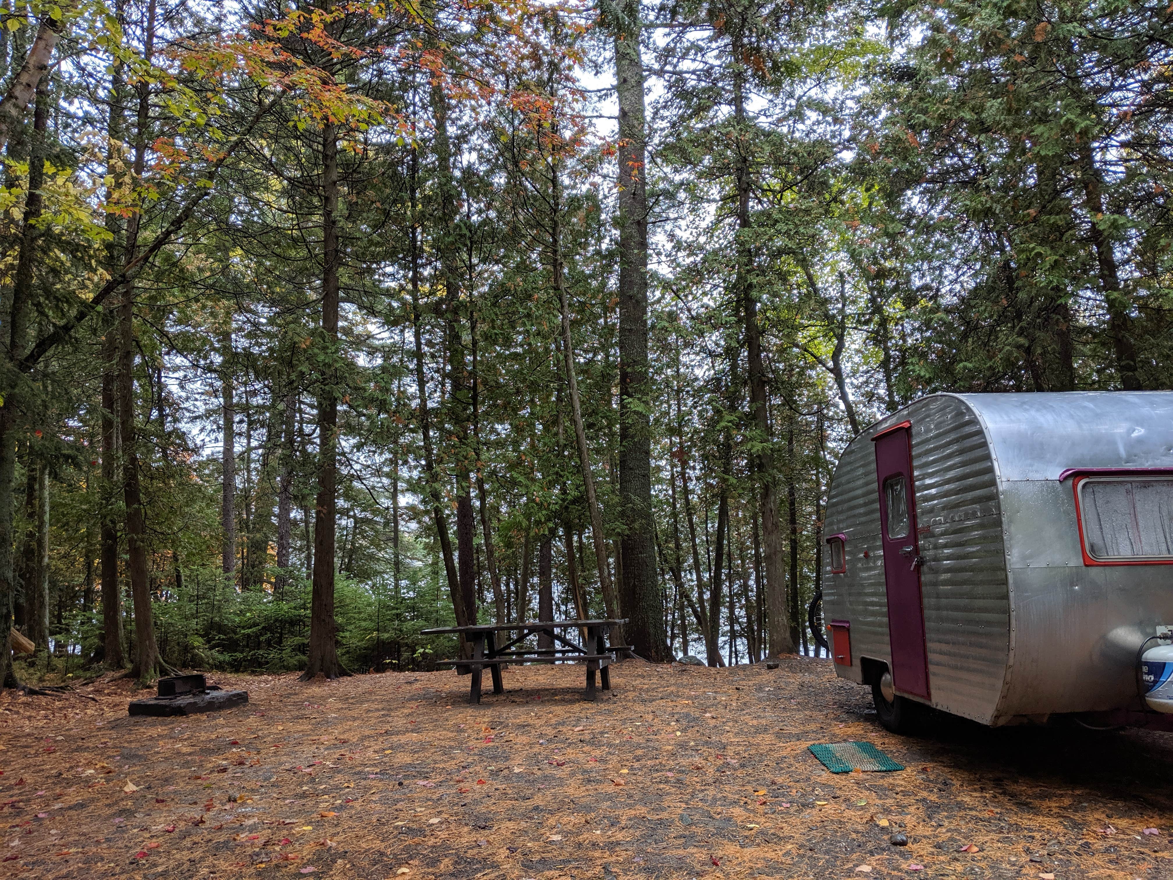Shari  G.'s photo of rv camping at Dunn Point Campground — Lily Bay State Park near Jackman, ME