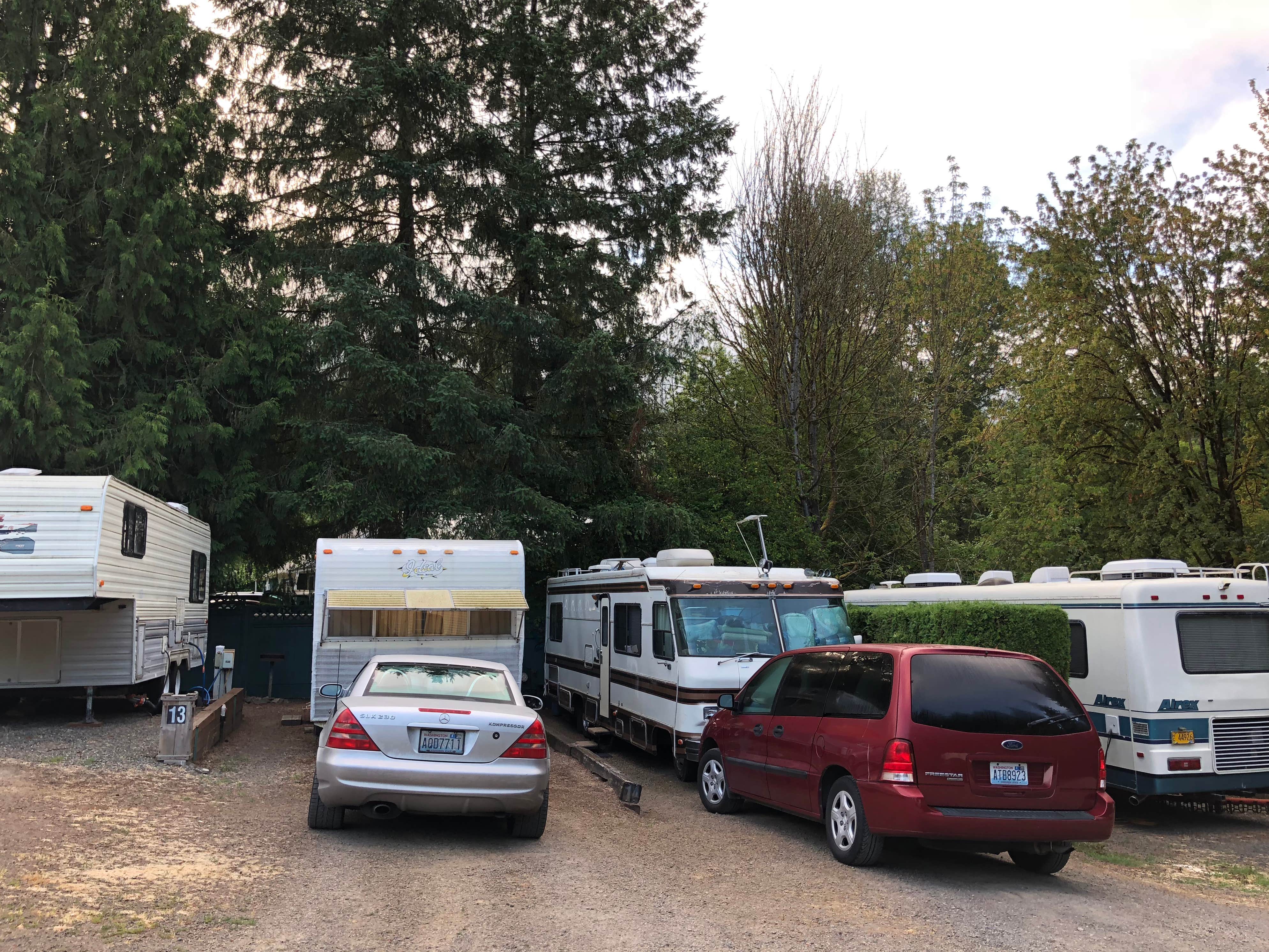 Corinna B.'s photo of rv camping at Cedars RV Park near Ariel, WA