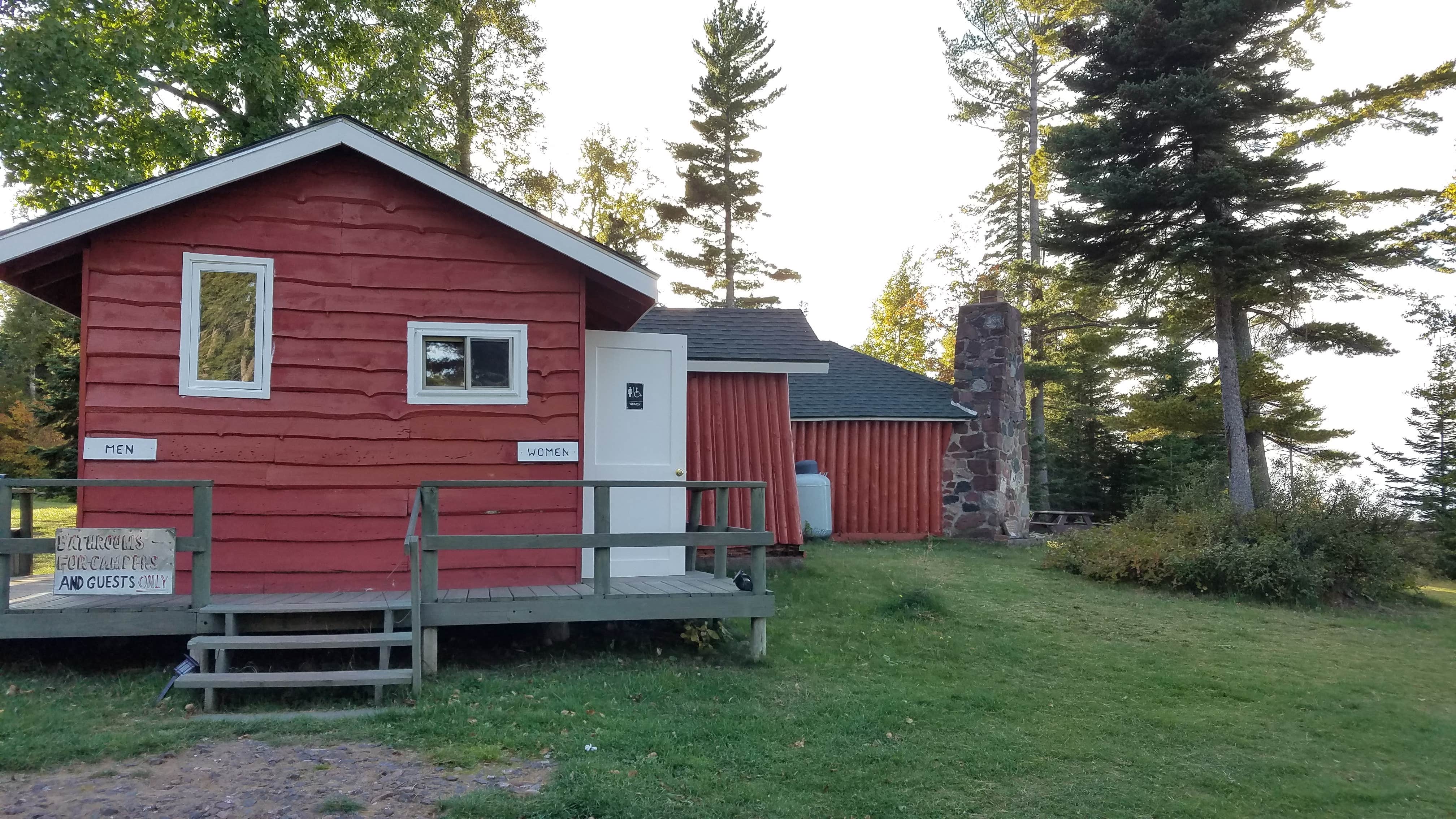 Amy G.'s photo of a cabin at Sunset Bay RV Resort and Campground near Hancock, MI