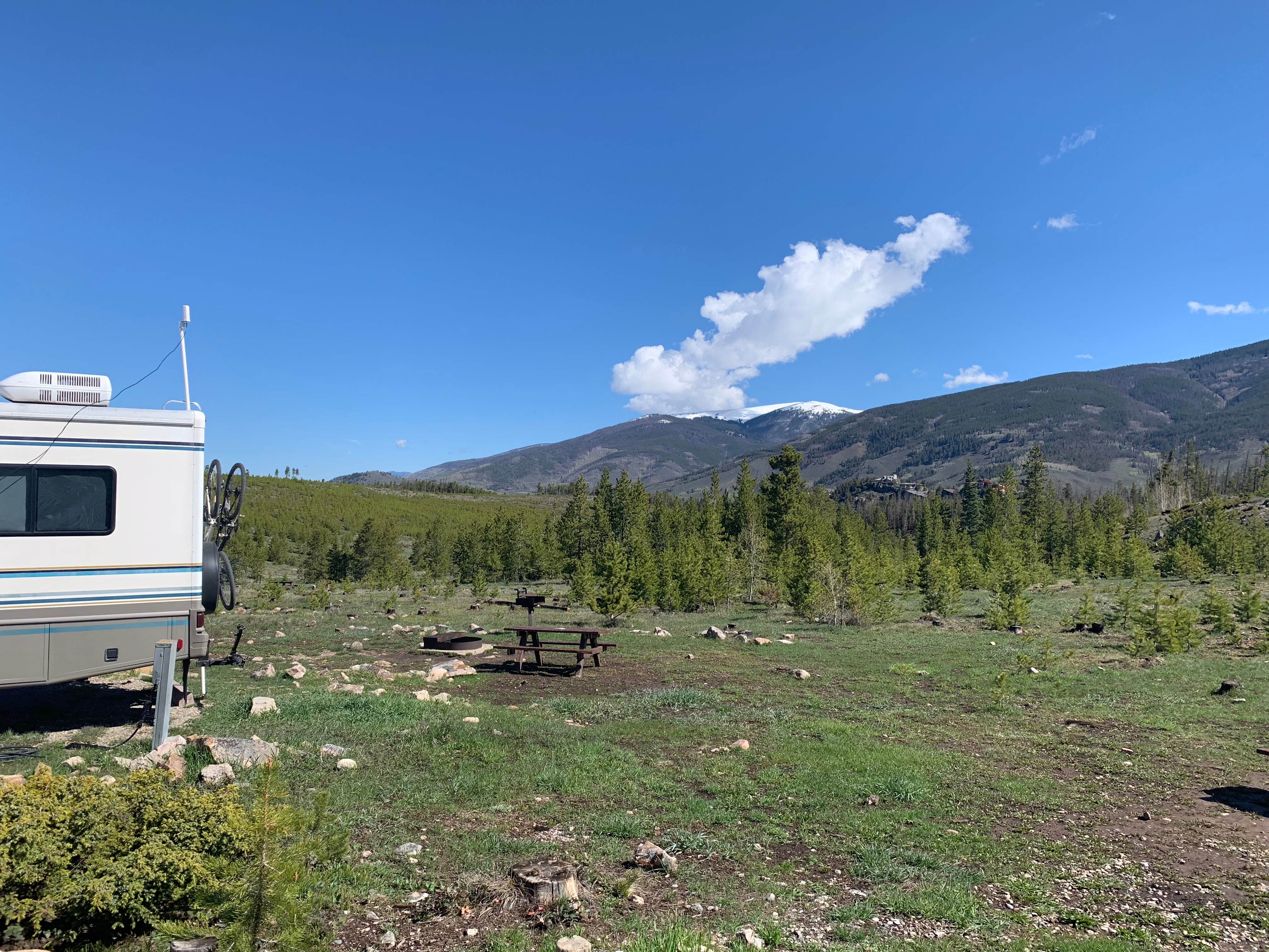 Bounding Around's photo of rv camping at Lowry Campground near Montezuma, CO