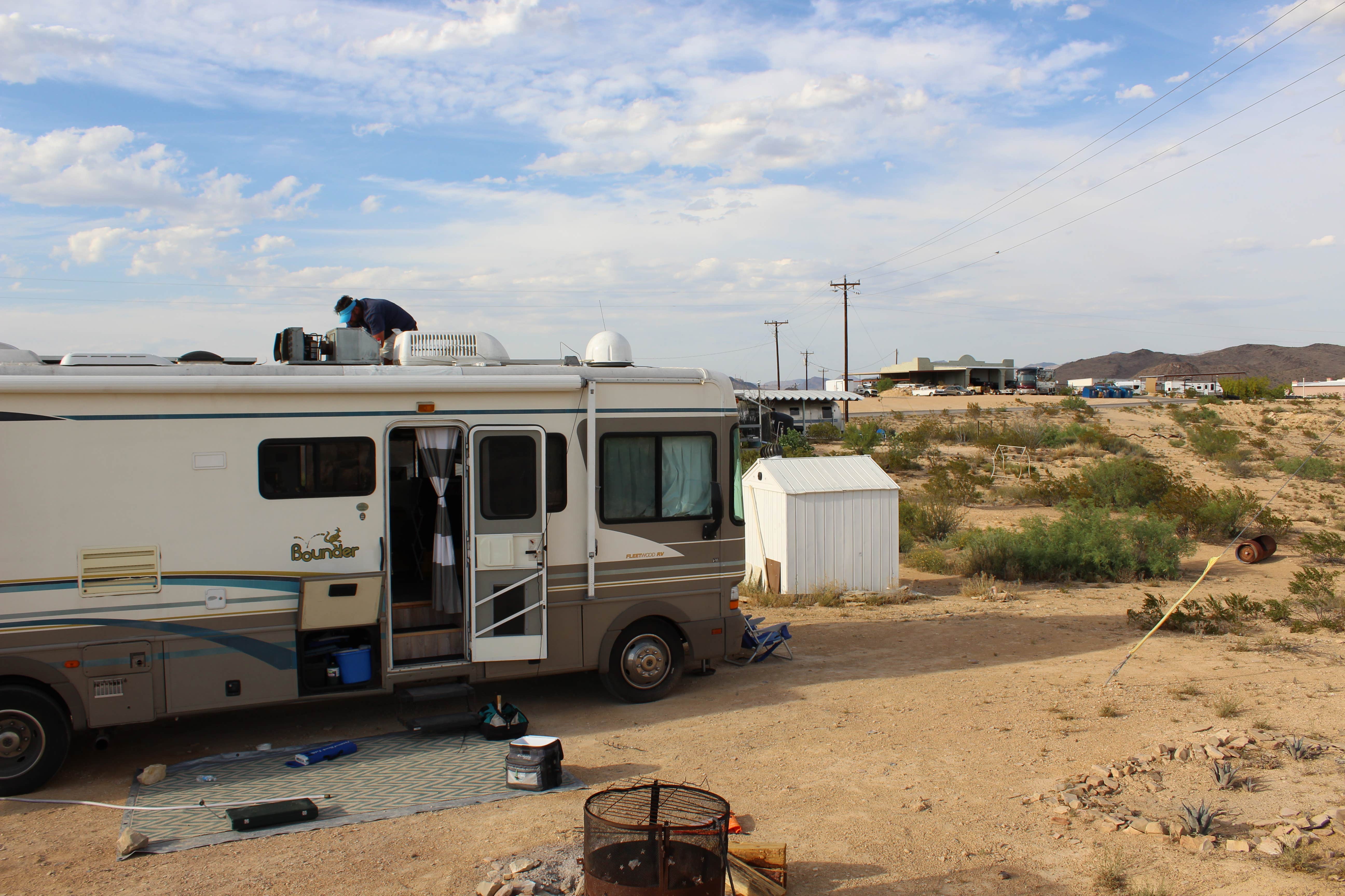 Bounding Around's photo of rv camping at Retro Rents near Presidio, TX