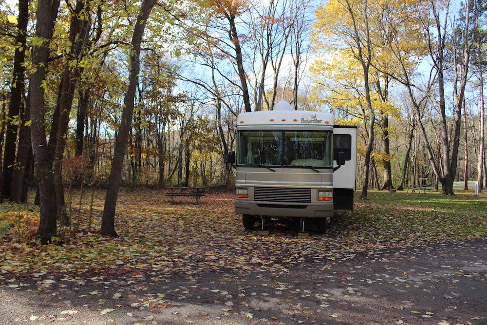 Bounding Around's photo of rv camping at Beaver Creek State Park Campground near Mingo Junction, OH