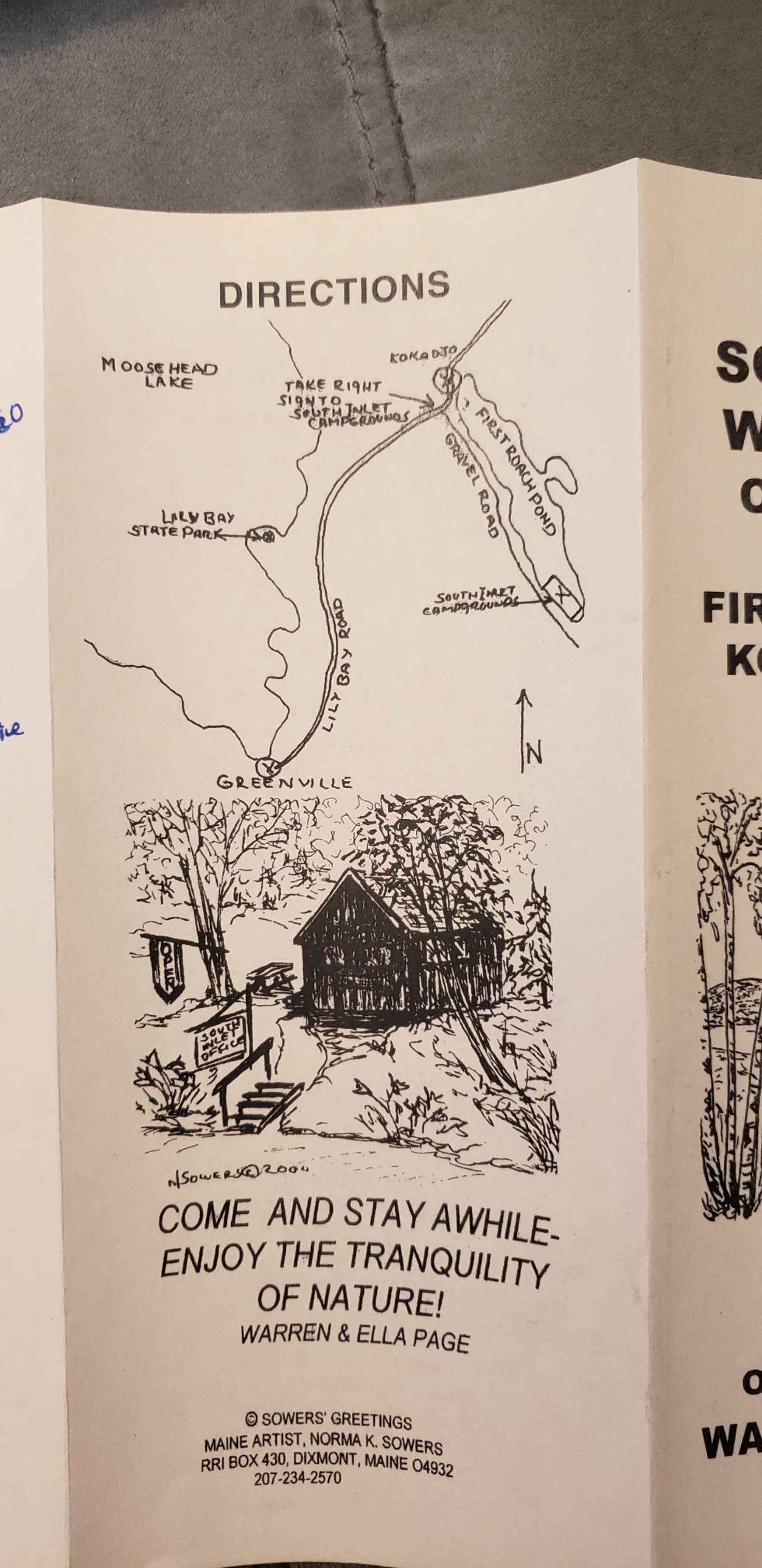 Camper-submitted photo at South Inlet Wilderness Campground near Frenchtown, ME