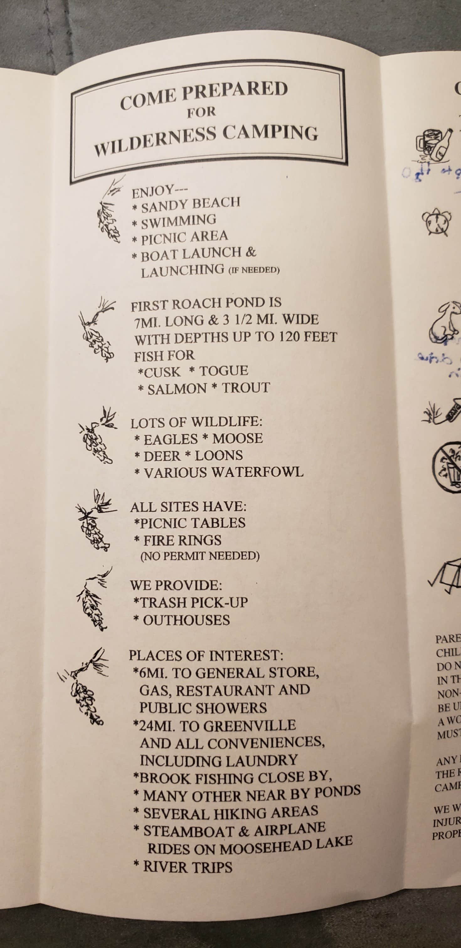 Camper-submitted photo at South Inlet Wilderness Campground near Frenchtown, ME