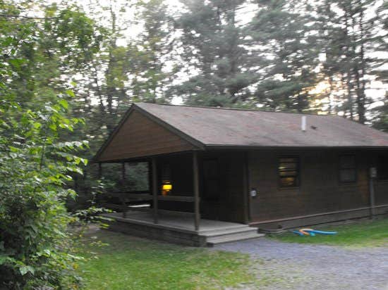 J K.'s photo of a cabin at Hills Creek State Park Campground near Cammal, PA