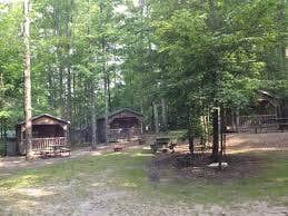 J K.'s photo of a cabin at Hills Creek State Park Campground near Gaines, PA