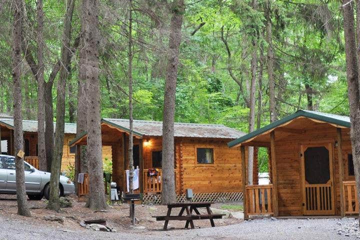 J K.'s photo of glamping accommodations at Tobyhanna State Park Campground near Tobyhanna, PA