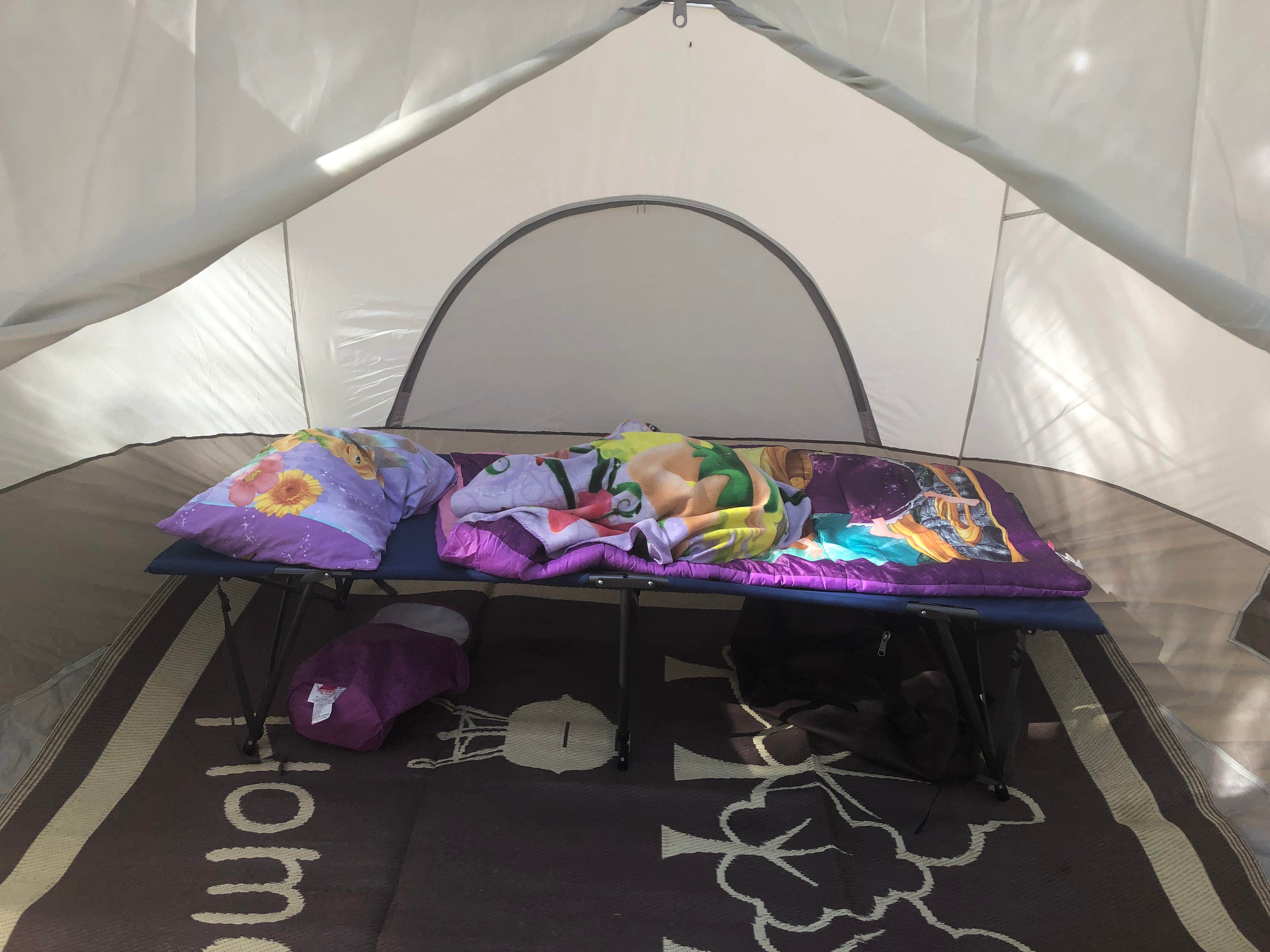 Erin S.'s photo of glamping accommodations at North Pines Campground — Yosemite National Park near Bridgeport, CA