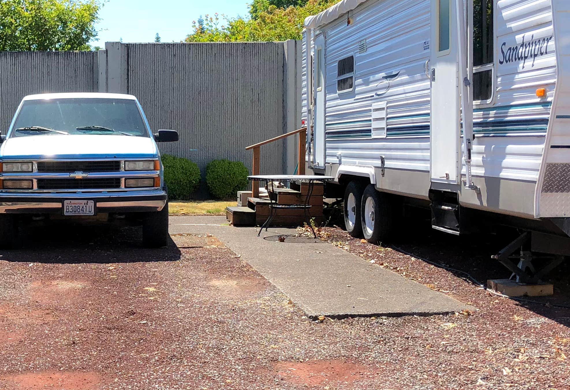 Corinna B.'s photo of rv camping at 99 RV Park near St. Helens, OR