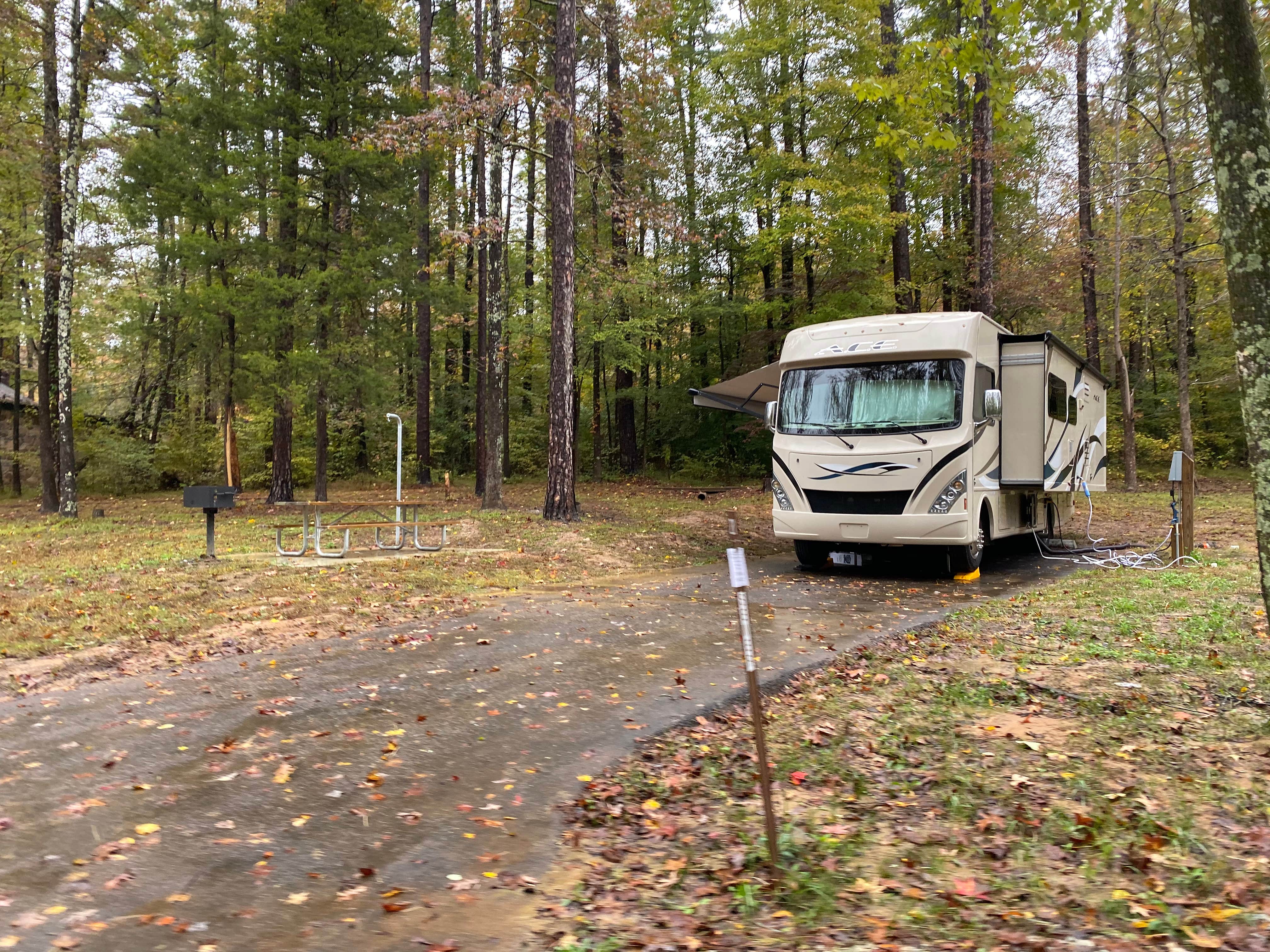 Shana D.'s photo of rv camping at Chickasaw State Park Campground near Silerton, TN