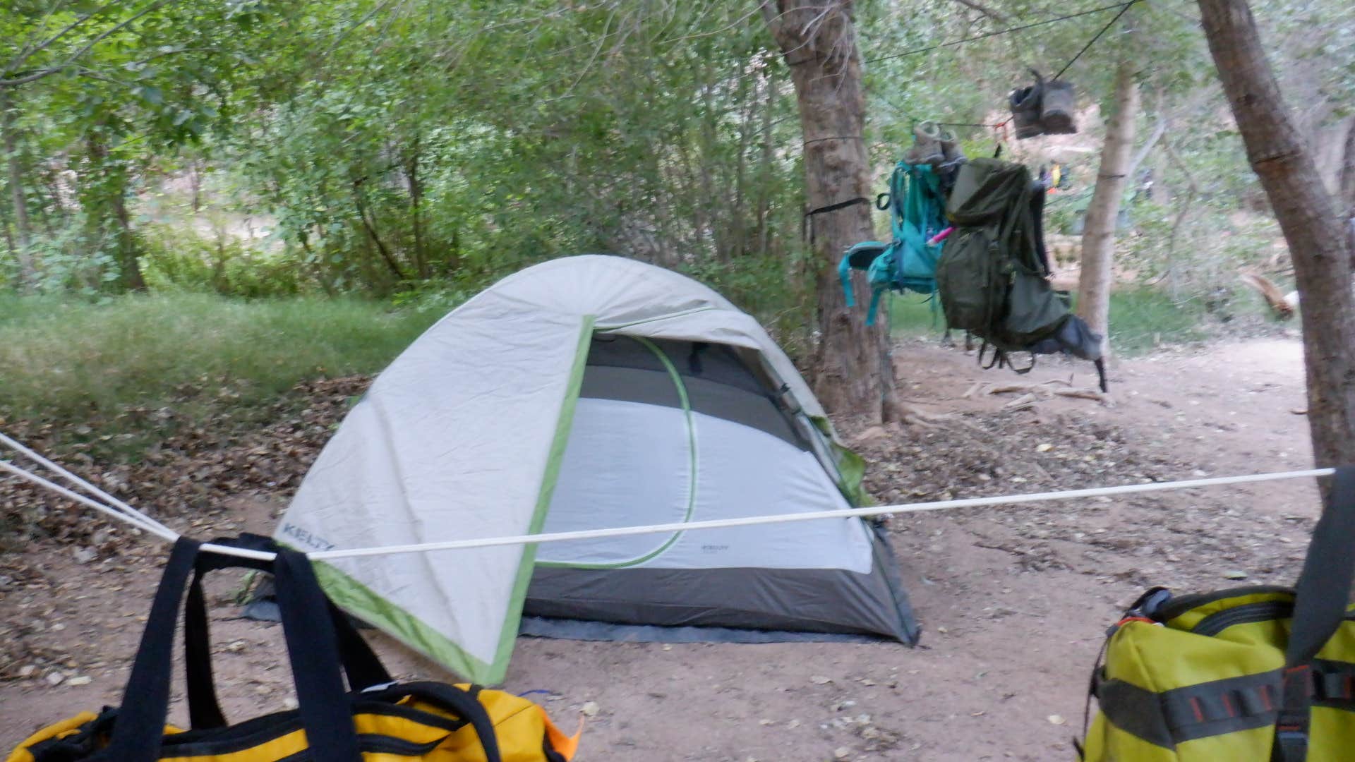Joffrey H.'s photo of tent camping at Havasupai Reservation Campground in Arizona