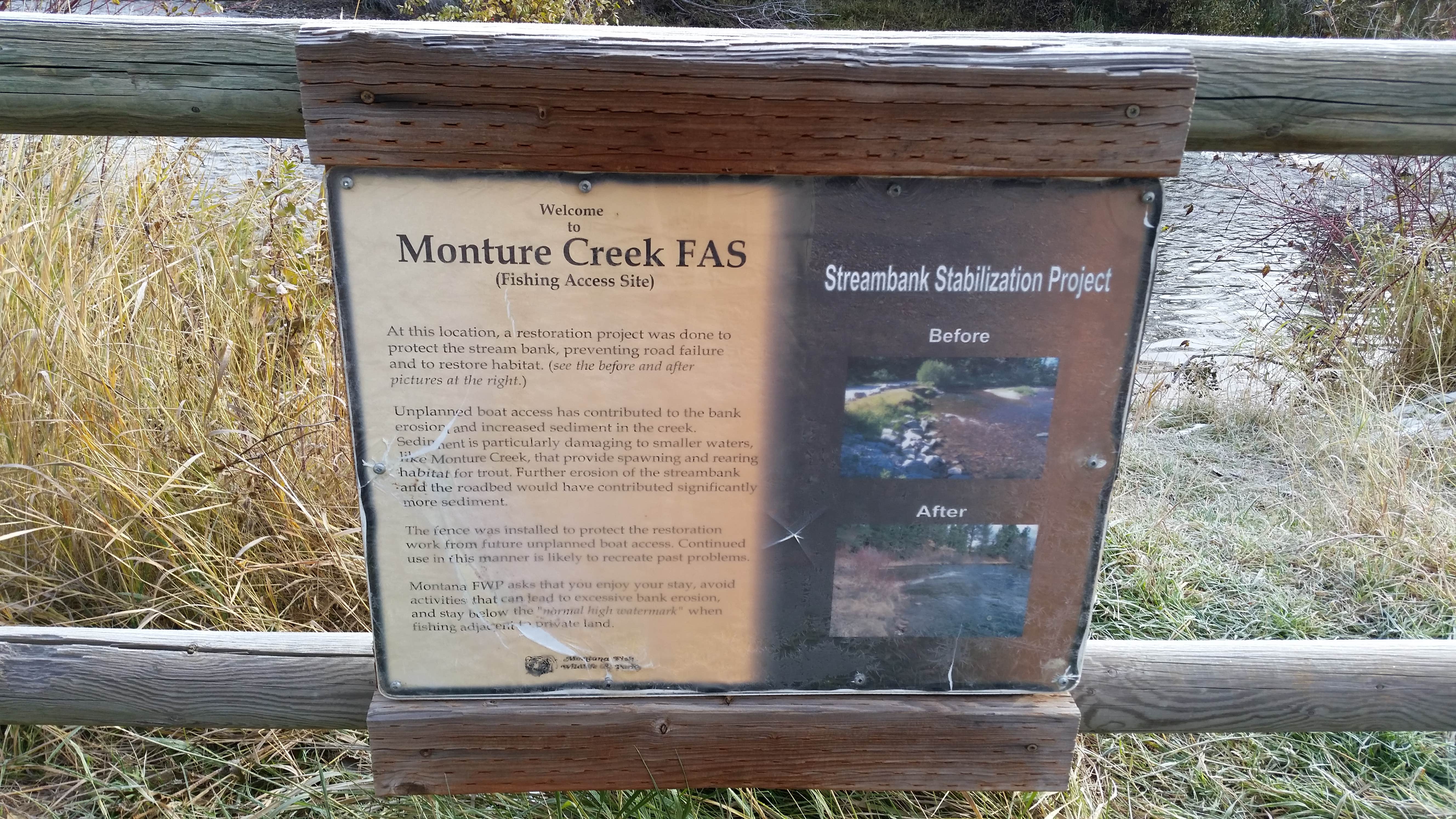 Camper-submitted photo at Monture Creek near Ovando, MT