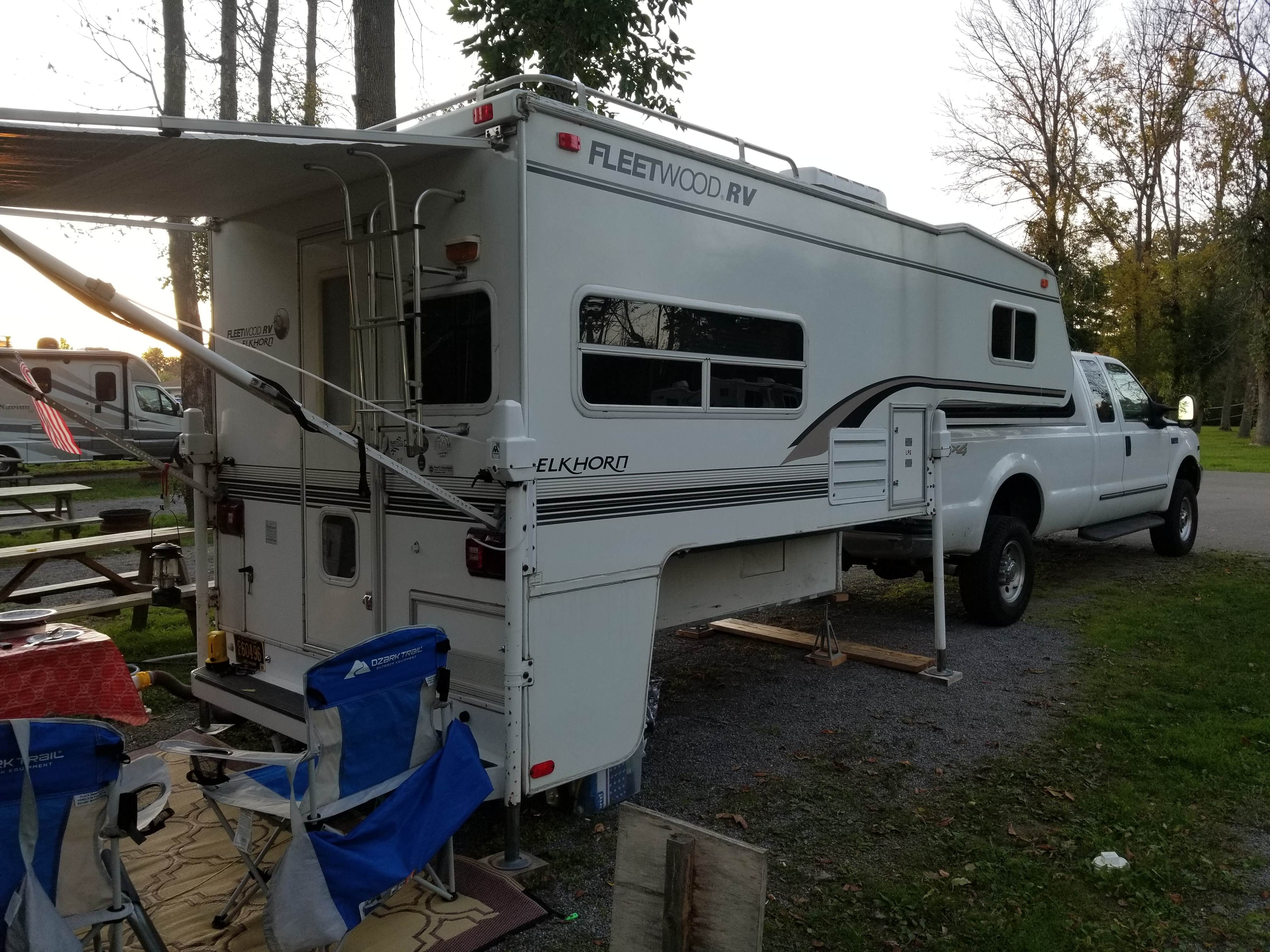 Chris O.'s photo of rv camping at Cinderella Motel & Campsite near Youngstown, NY