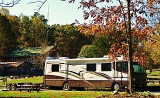 Dania E.'s photo of rv camping at Falls Creek Cabins & Campground near Manchester, KY
