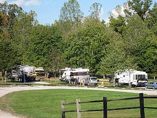 Dania E.'s photo of rv camping at Falls Creek Cabins & Campground near Pine Knot, KY