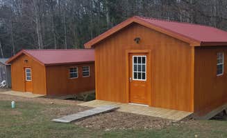 Dania E.'s photo of glamping accommodations at Falls Creek Cabins & Campground near Wallins Creek, KY