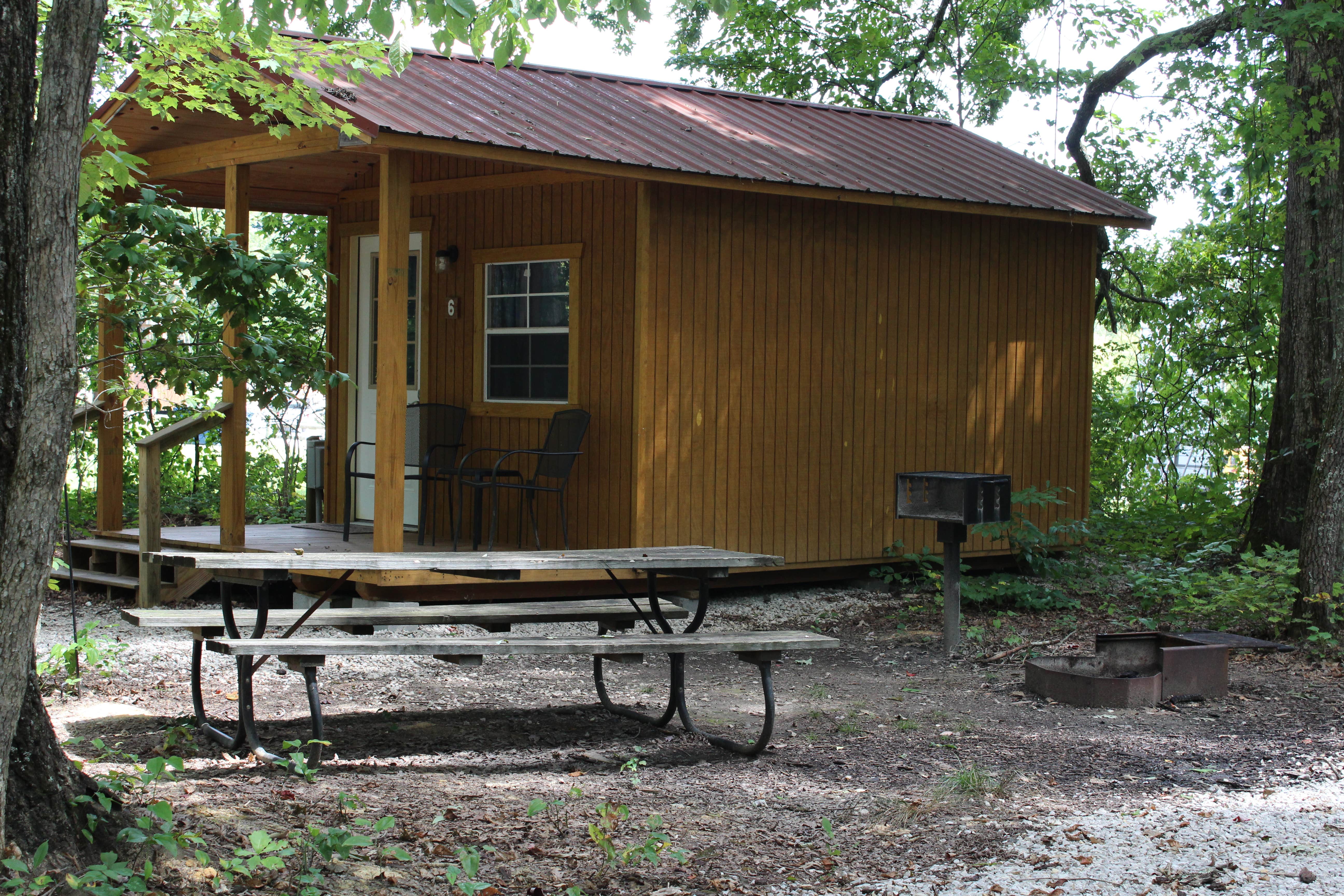Dania E.'s photo of a cabin at Falls Creek Cabins & Campground near Pine Knot, KY