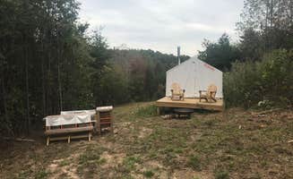 The Dyrt's photo of tent camping at Happy Tales Campsite near Pisgah National Forest