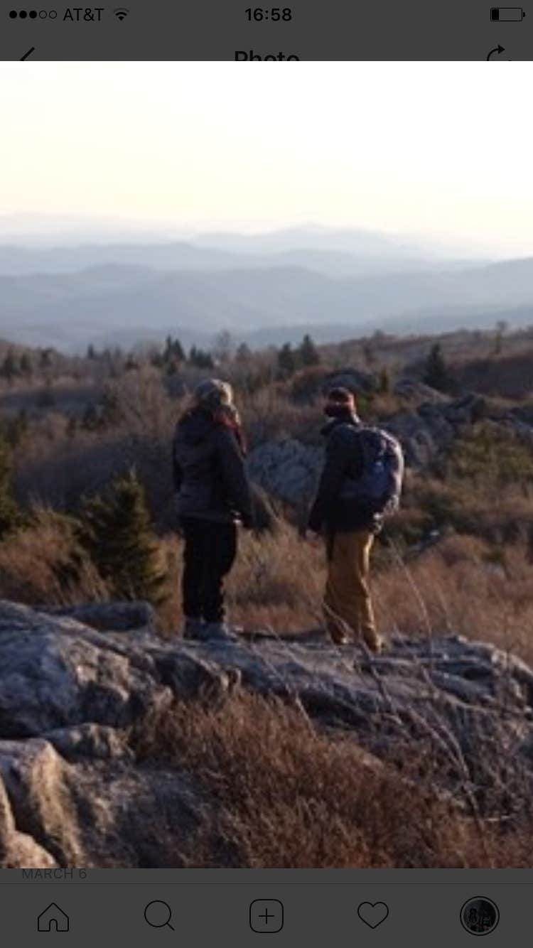 Camper-submitted photo at Chestnut Hollow Horse Campground — Grayson Highlands State Park near Cana, VA