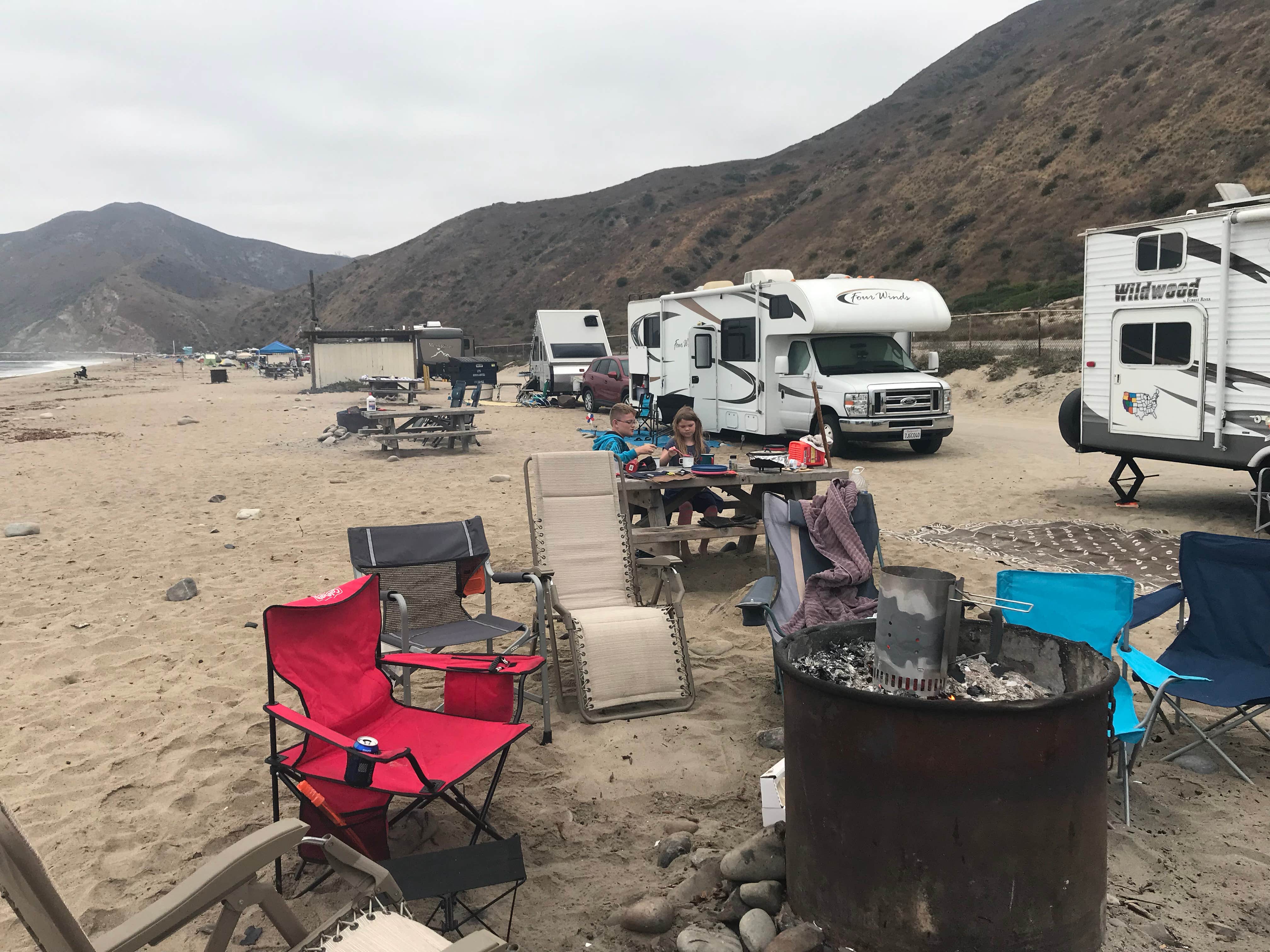 Jeremy F.'s photo of rv camping at Thornhill Broome Beach — Point Mugu State Park near Agoura Hills, CA