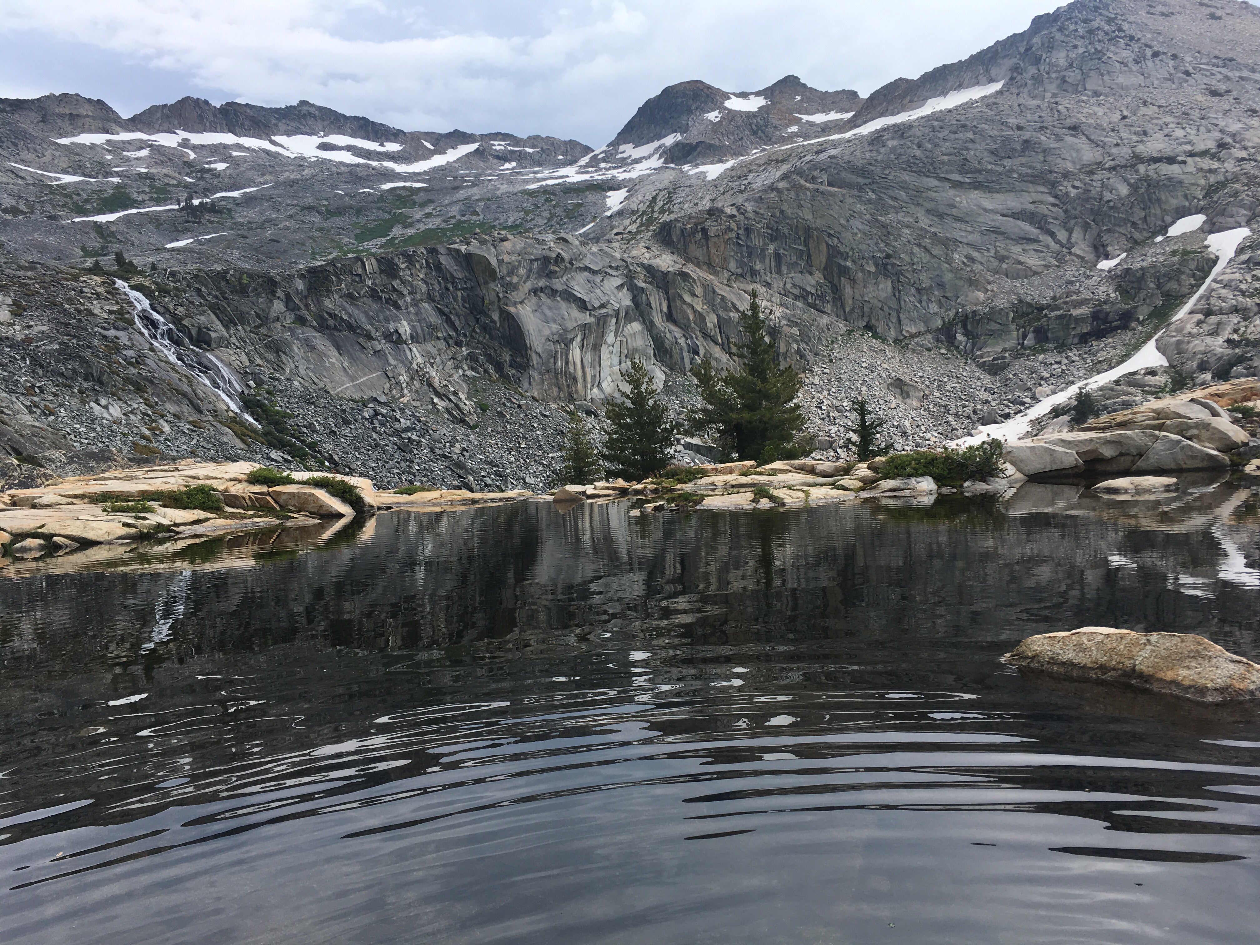 Small pool above Twin Lakes. 