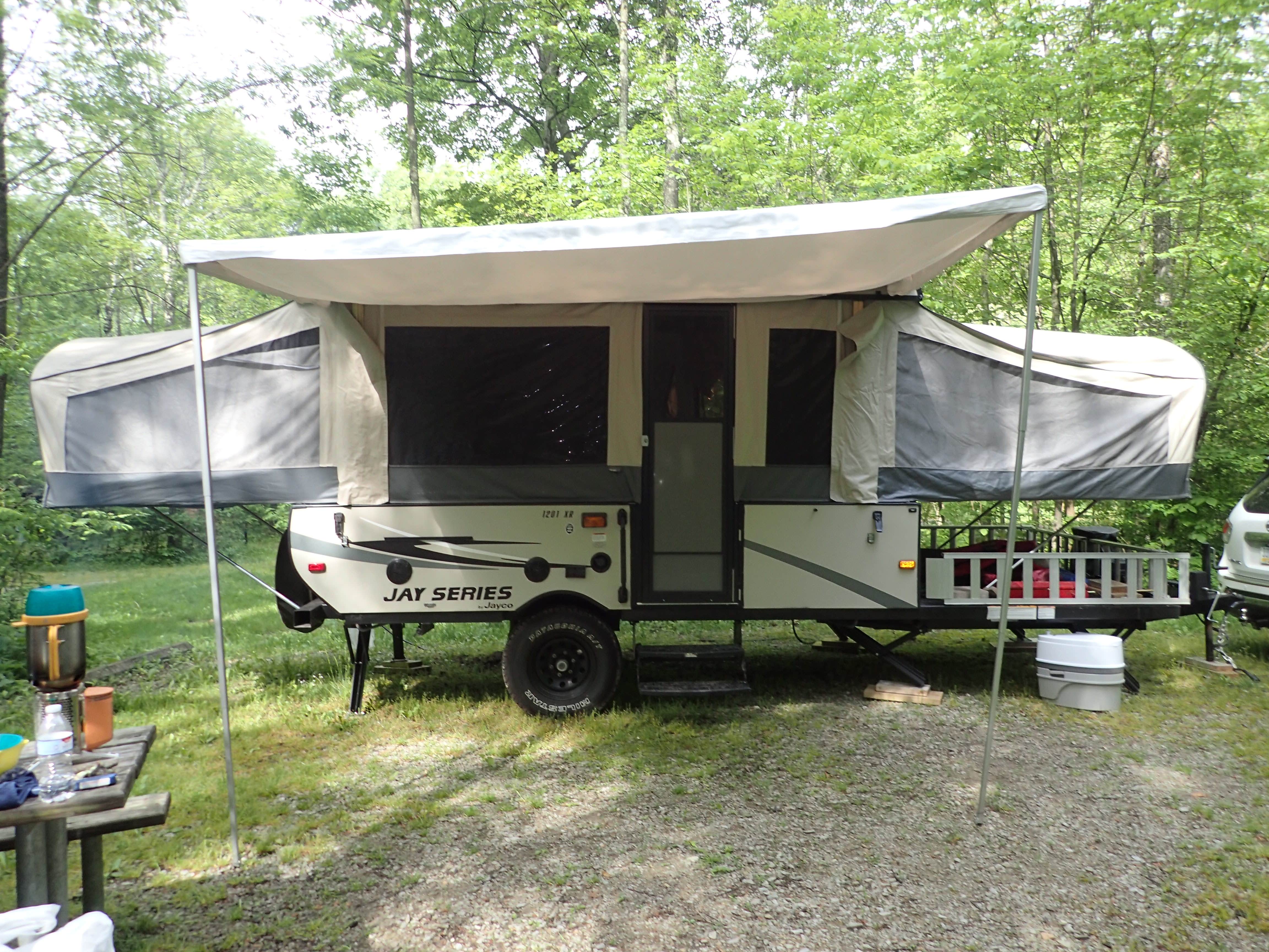Camper-submitted photo at Kentuck Campground — Ohiopyle State Park near Grantsville, MD