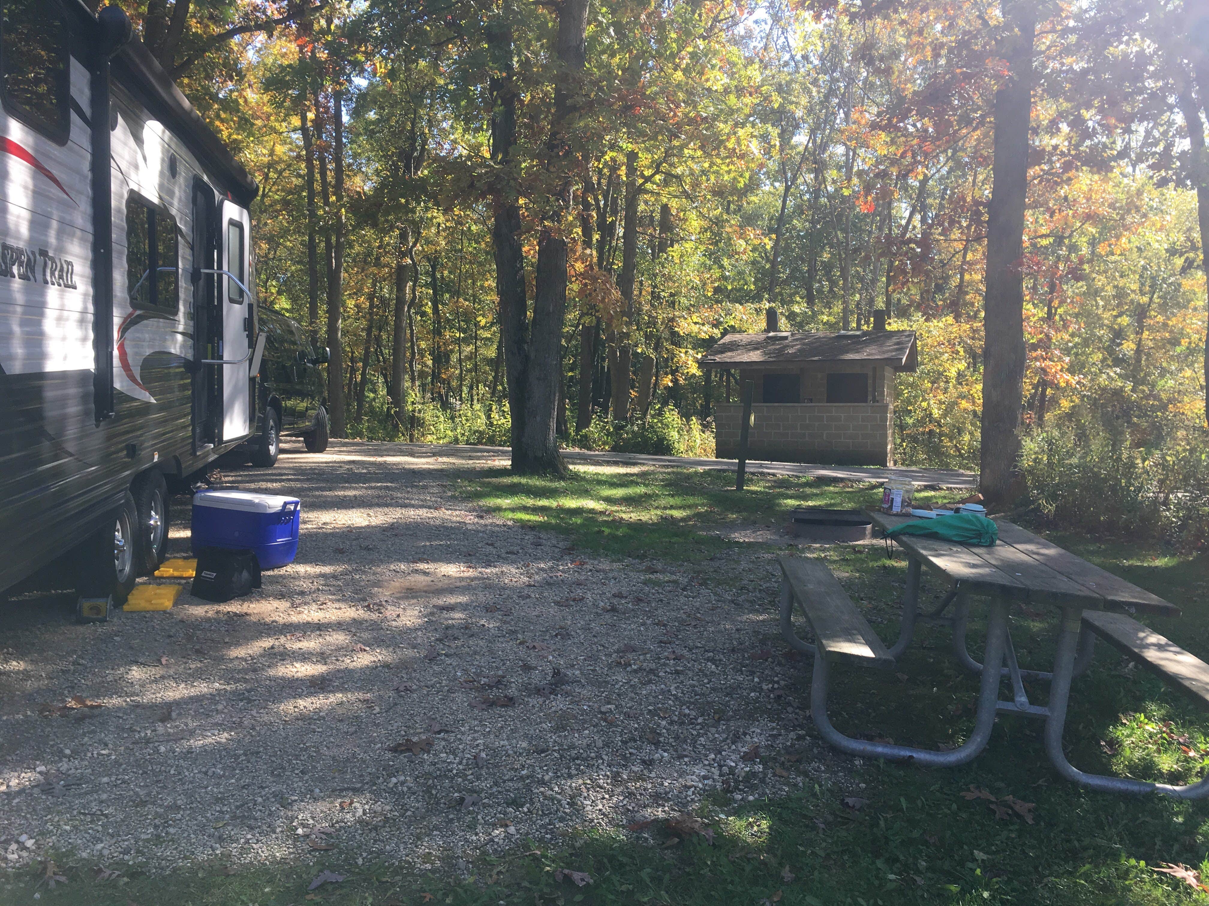 Camper-submitted photo at Thomas Woods Campground near Wonder Lake, IL