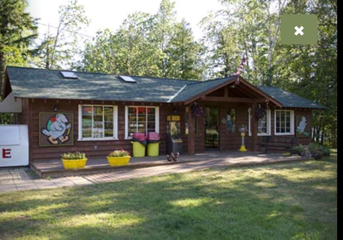 Kari K.'s photo of glamping accommodations at Union Bay Campground — Porcupine Mountains Wilderness State Park in Michigan